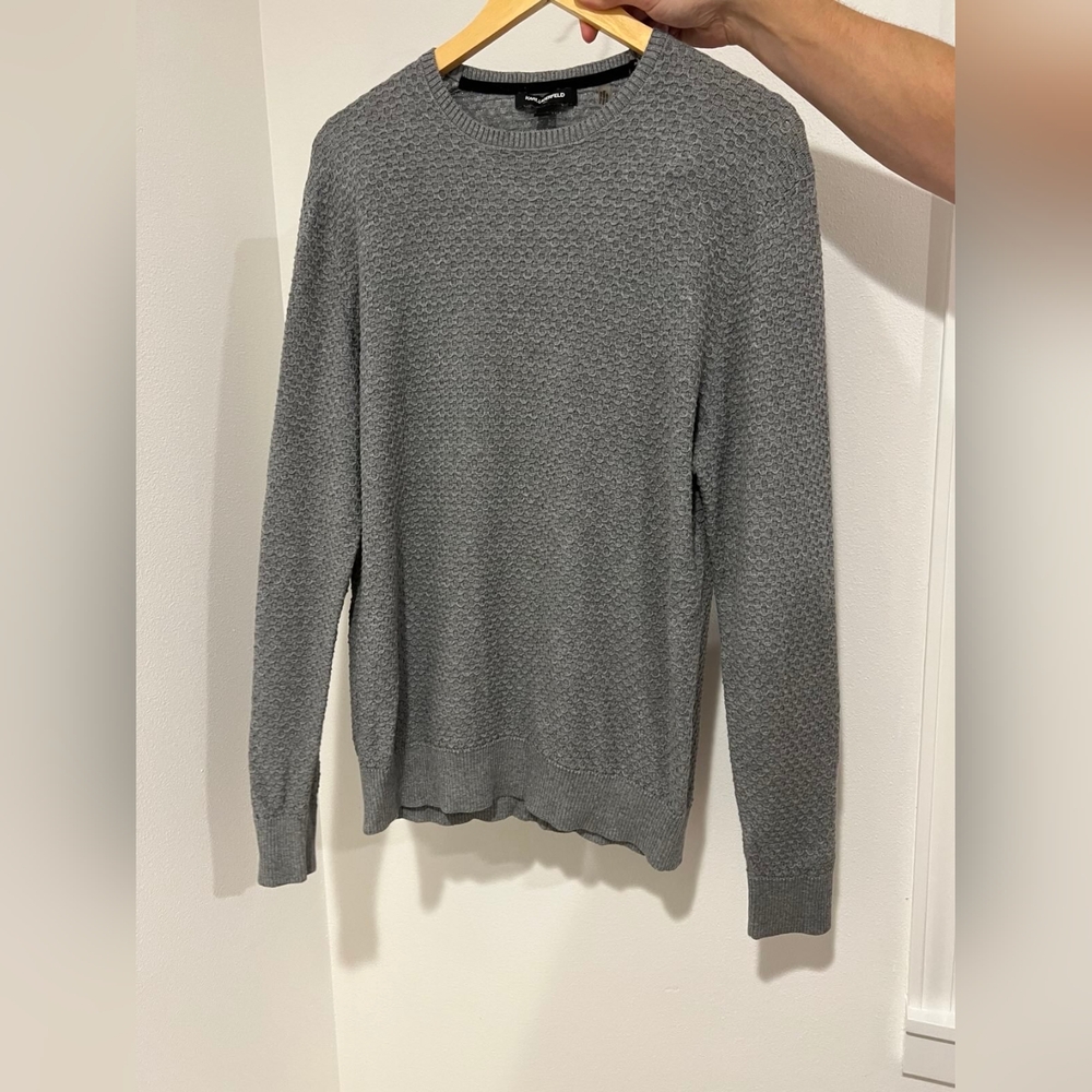 Karl Lagerfeld Men's Gray Sweater